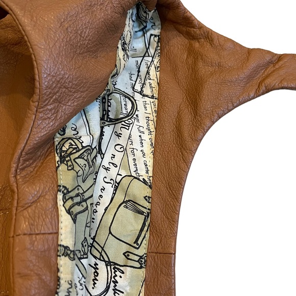 Barr + Barr New York Tan Leather Shoulder Bag - Picture 15 of 16